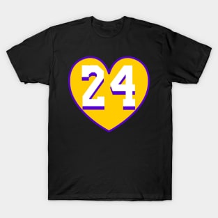 24 LA Memorial Basketball Design T-Shirt